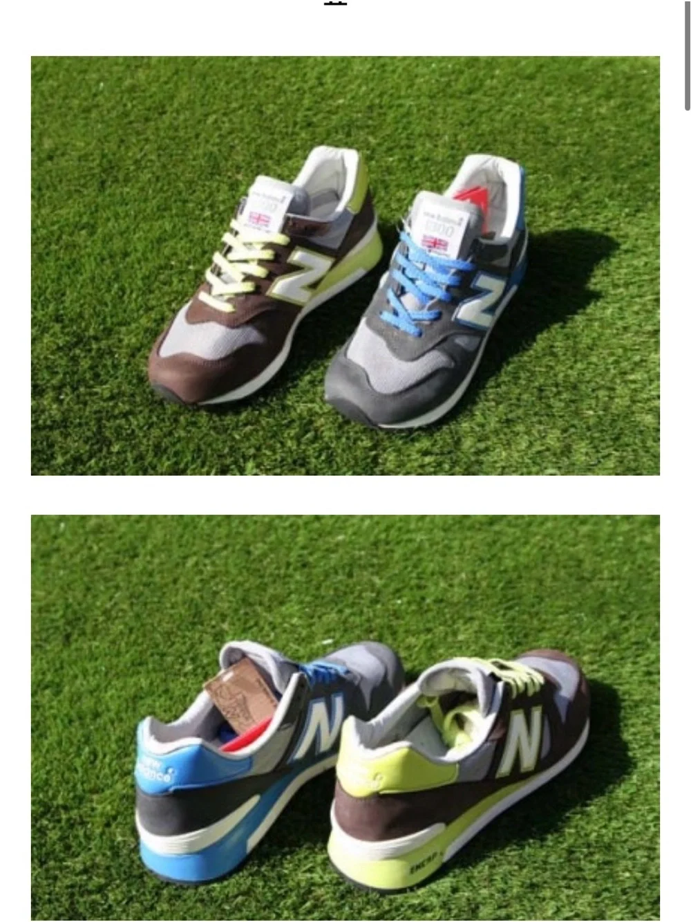 New Balance men’s Brown & neon si3 13 rare 2011 limited edition -